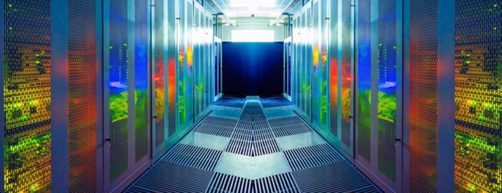 image showing inside of data center