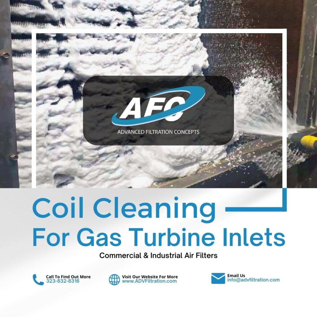 Coil Cleaning For Gas Turbine Air Inlets