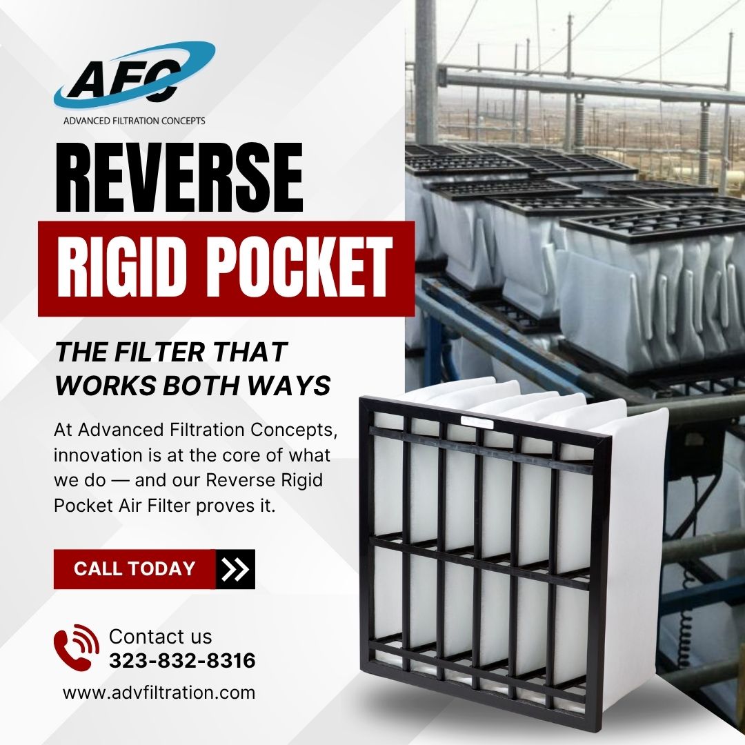Reverse Rigid Pocket Air Filter