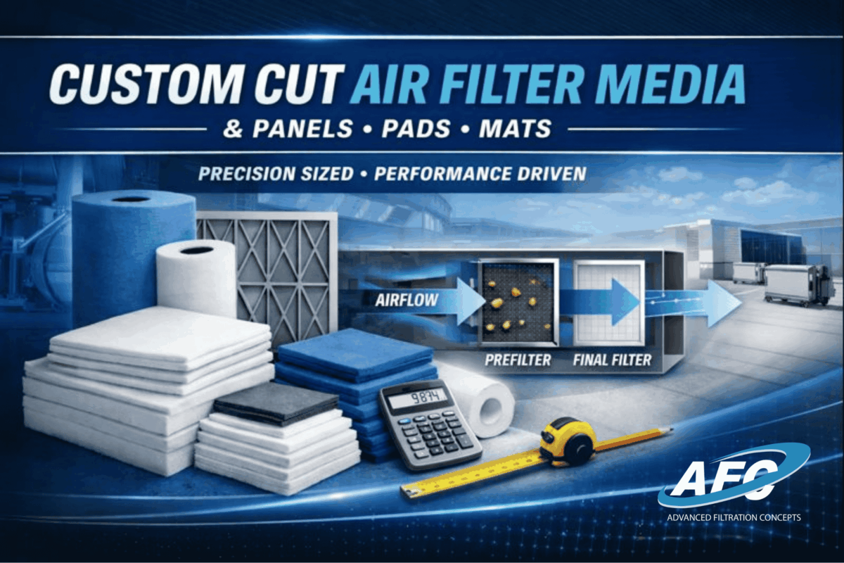 custom cut air filter media